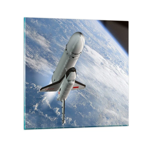 Glasbild - Bild auf glas - Kosmischer Aufstieg - 40x40 cm