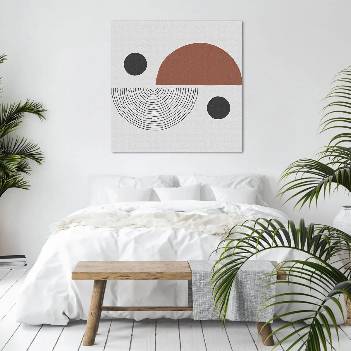 Bild auf Leinwand - Leinwandbild - Perfektion des Rades - 60x60 cm