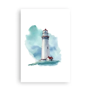 Poster - Sanfte Schwester vom Blau - 61x91 cm