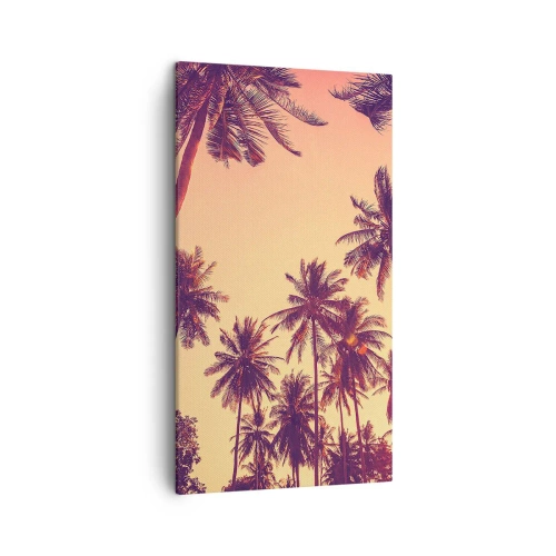 Bild auf Leinwand - Leinwandbild - Tropische Variante - 45x80 cm