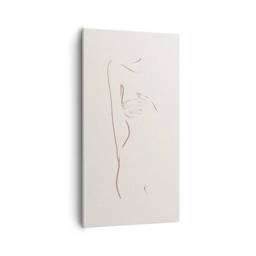 Bild auf Leinwand - Leinwandbild - Die Form des Verlangens - 55x100 cm