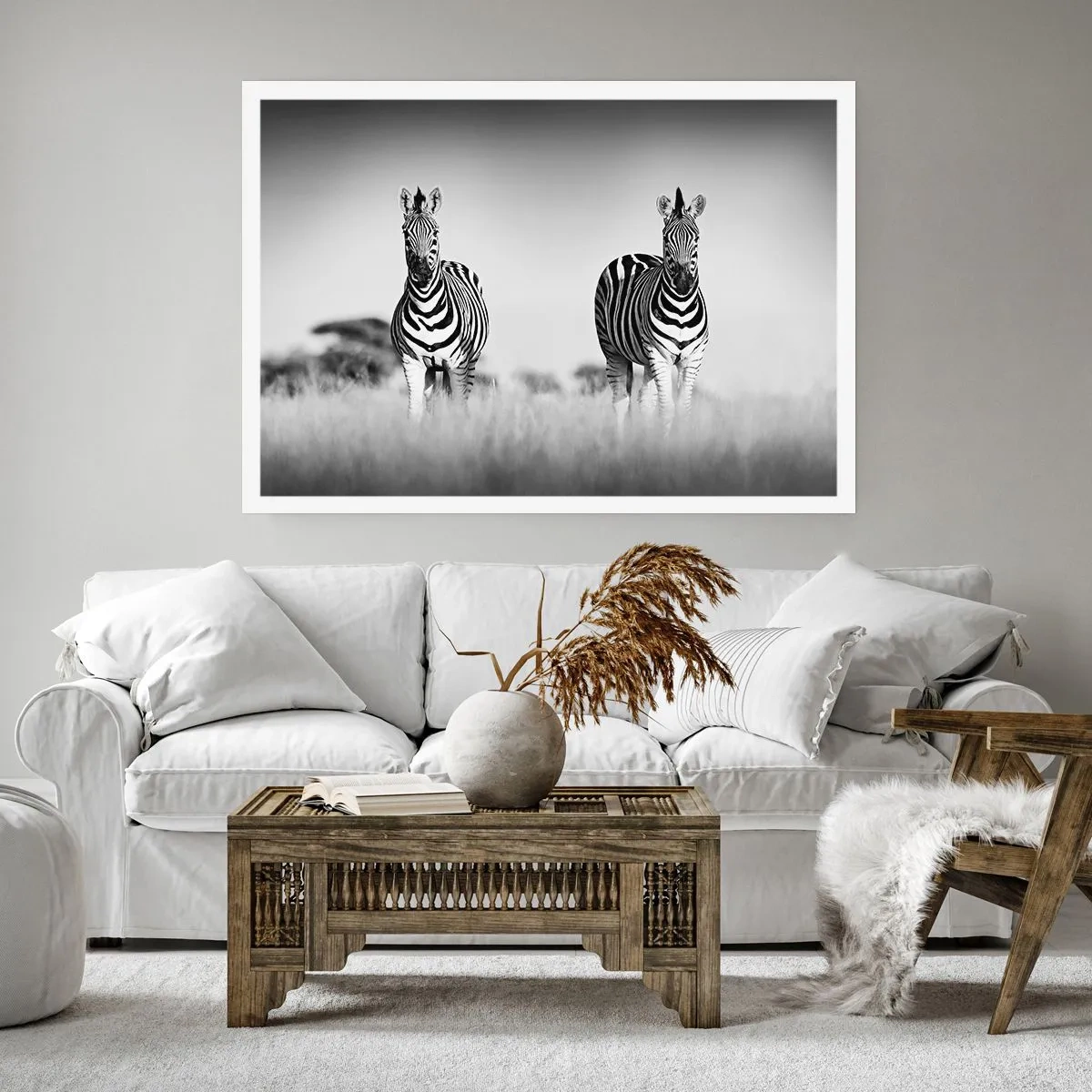 Poster - Die Welt ist doch schwarz-weiß - 70x50 cm