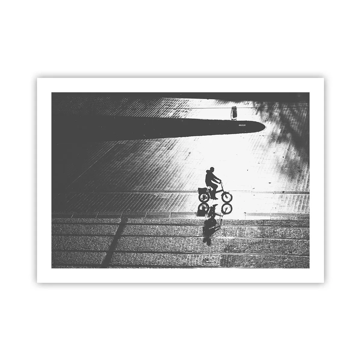 Poster - Vor sich hin durch die Stadt - 70x50 cm