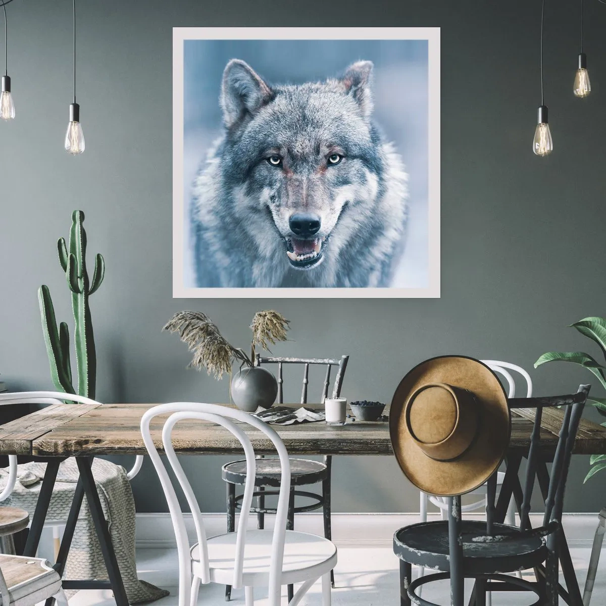 Poster - Werden Sie die Herausforderung annehmen? - 60x60 cm