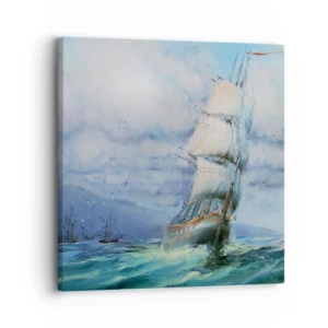 Bild auf Leinwand - Leinwandbild - Guter Wind - 30x30 cm