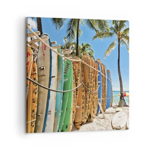 Bild auf Leinwand - Leinwandbild - Sonniger Spaß - 60x60 cm