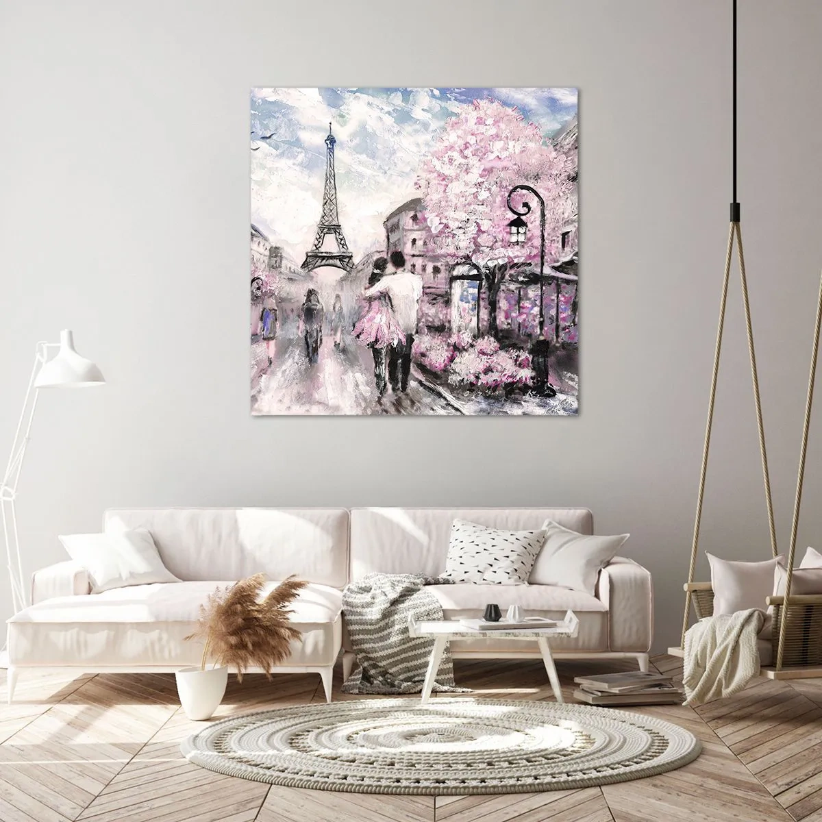 Bild auf Leinwand - Leinwandbild - Wie man sich verlieben kann, ist nur in ... - 40x40 cm