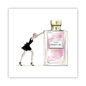 Poster - Essenz der Weiblichkeit - 40x40 cm