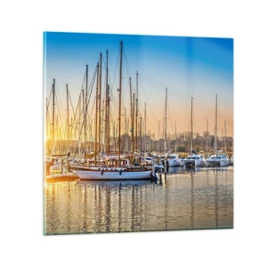 Glasbild - Bild auf glas - Der Wind muss auch schlafen - 70x70 cm