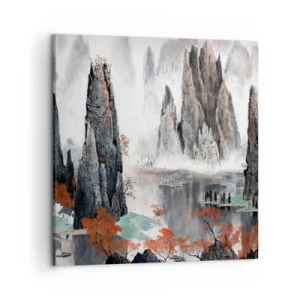 Bild auf Leinwand - Leinwandbild - Mächtige Wächter - 50x50 cm