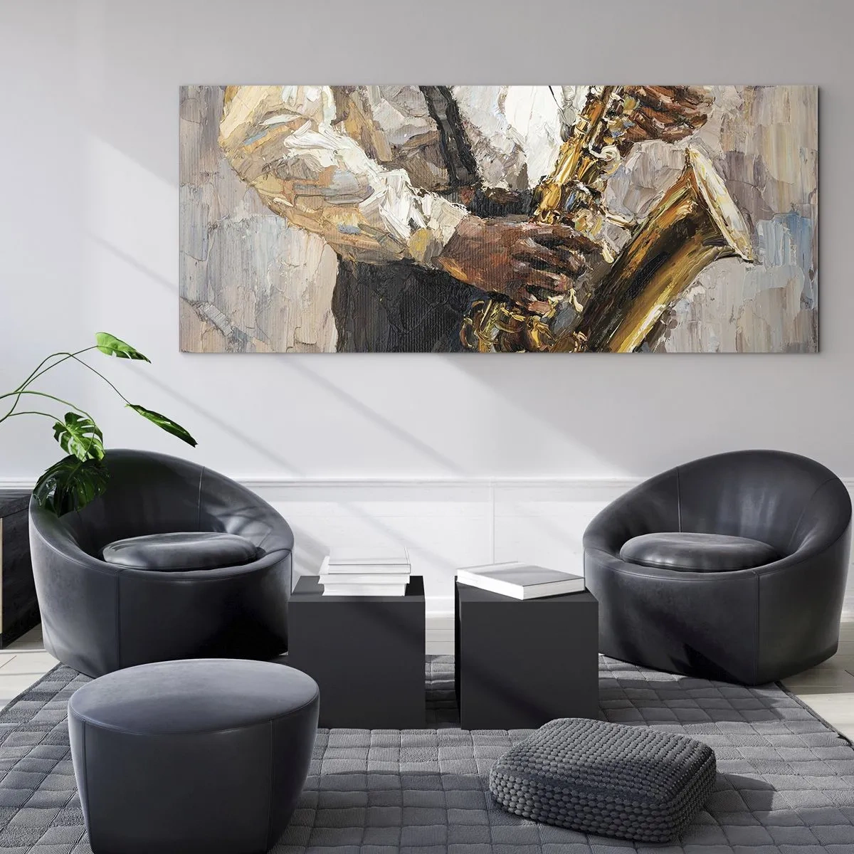 Glasbild - Bild auf glas - Zeit fürs Solo - 100x40 cm