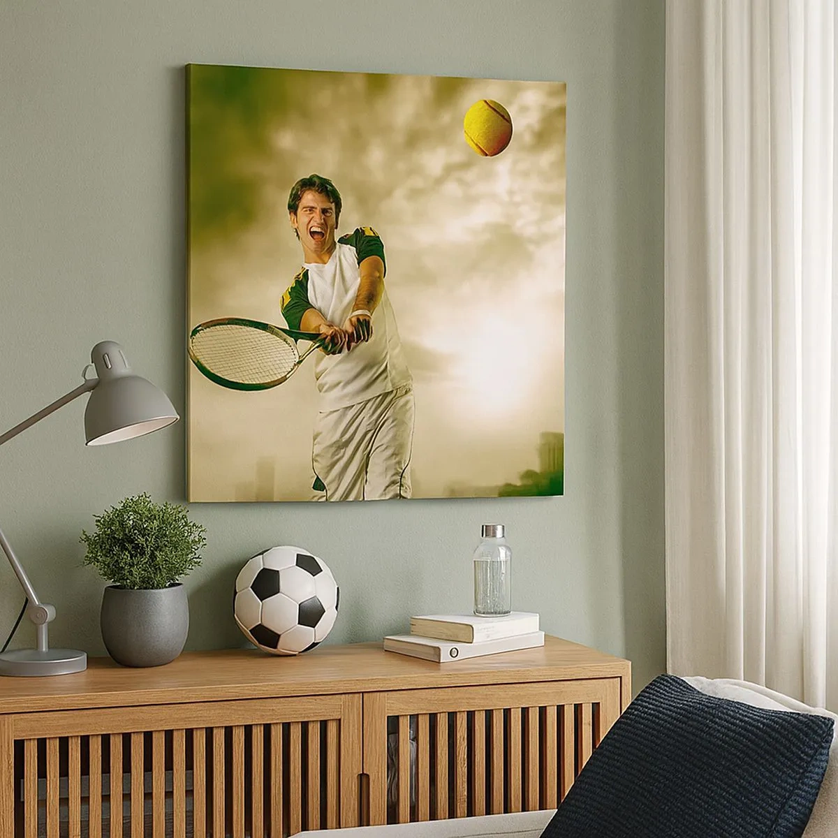 Bild auf Leinwand - Leinwandbild - Energie und Freude - 30x30 cm