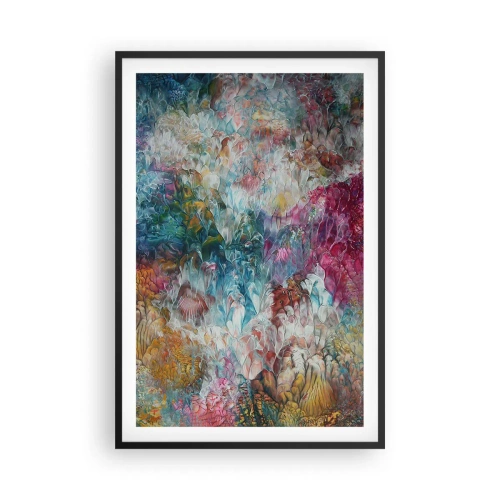 Poster in einem schwarzem Rahmen - In voller Blüte - 61x91 cm