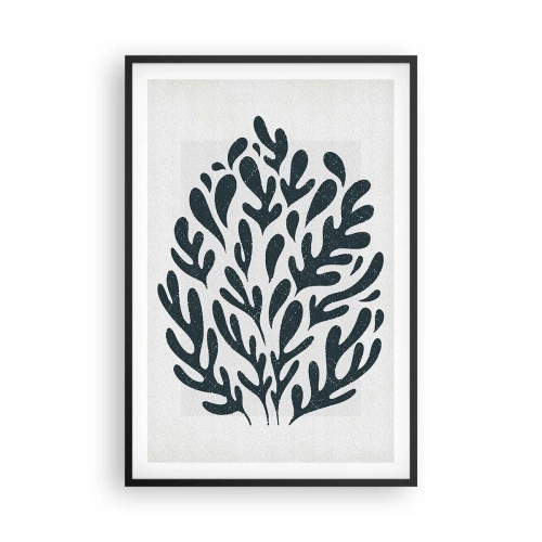 Poster in einem schwarzem Rahmen - Formen der Natur - 61x91 cm