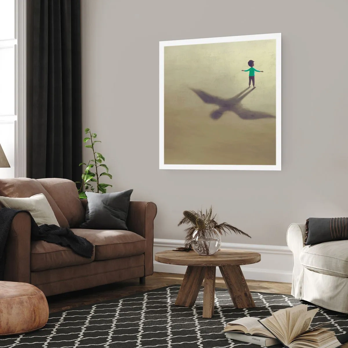 Poster - Der Held der Zukunft - 30x30 cm