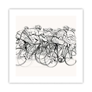 Poster - Gemeinsam als Team - 40x40 cm