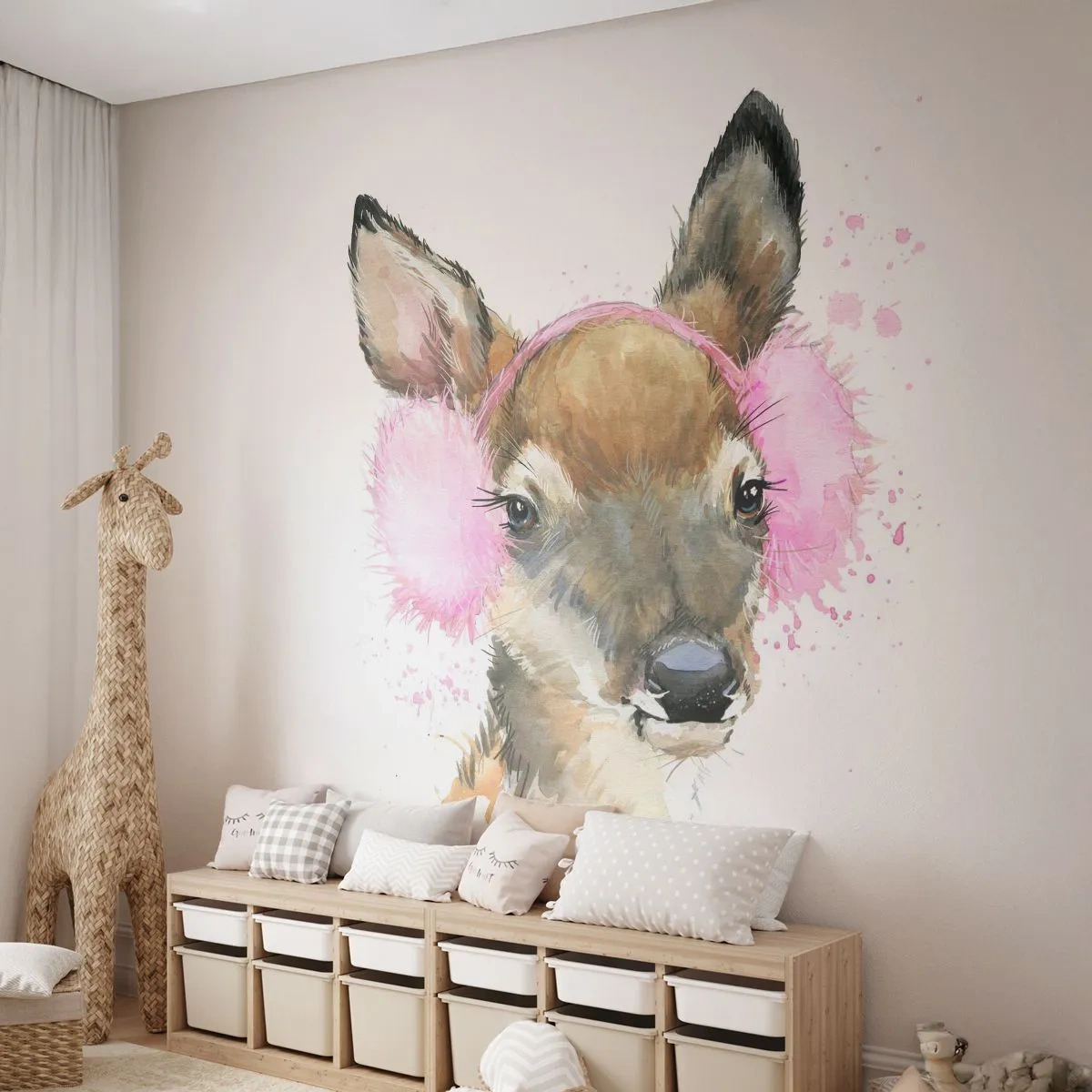 Fototapete Standard Eco - Und der Frost ist nicht mehr schrecklich - Für Kinder, Rogen, Grafik - 450x315 cm