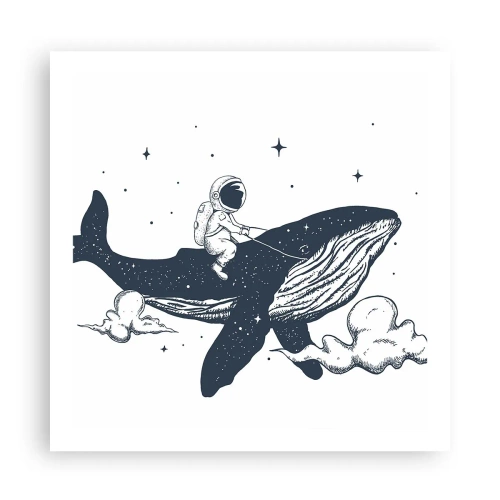 Poster - Weltraumabenteuer - 60x60 cm