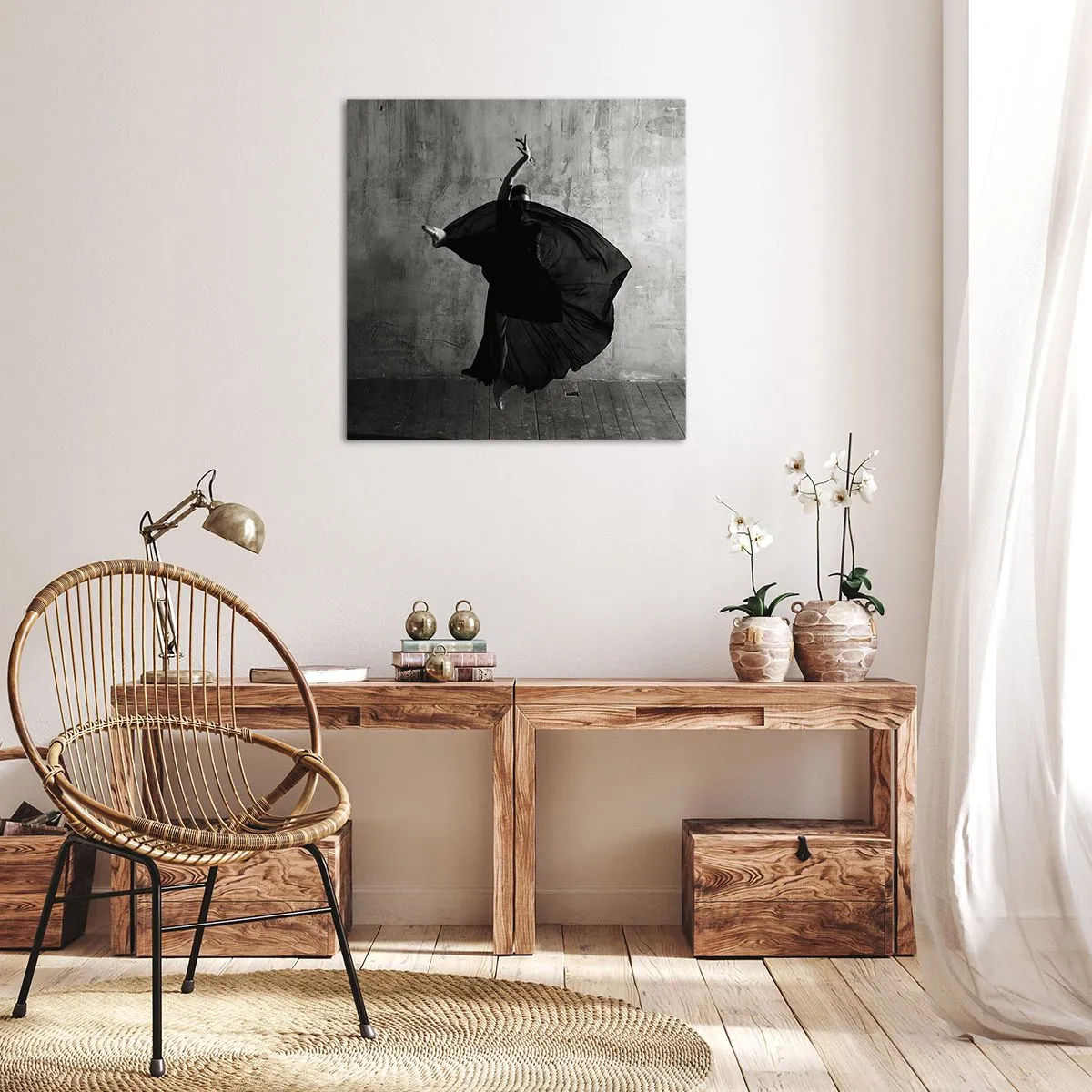 Bild auf Leinwand - Leinwandbild - Leidenschaftlicher Gürtel - 50x50 cm