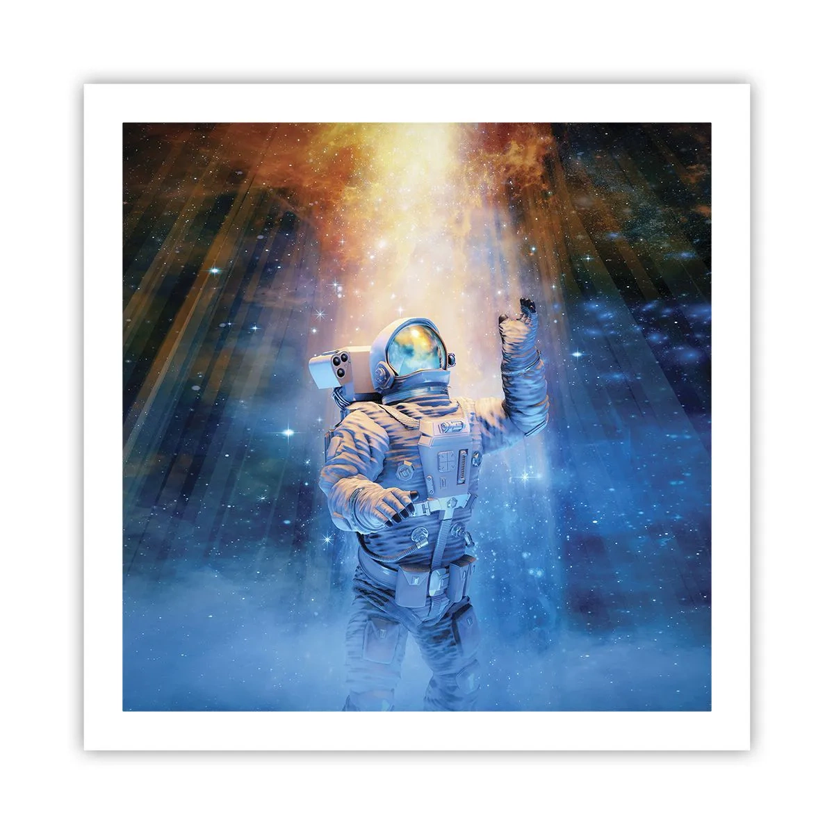 Poster - Endlich am Ende - 60x60 cm