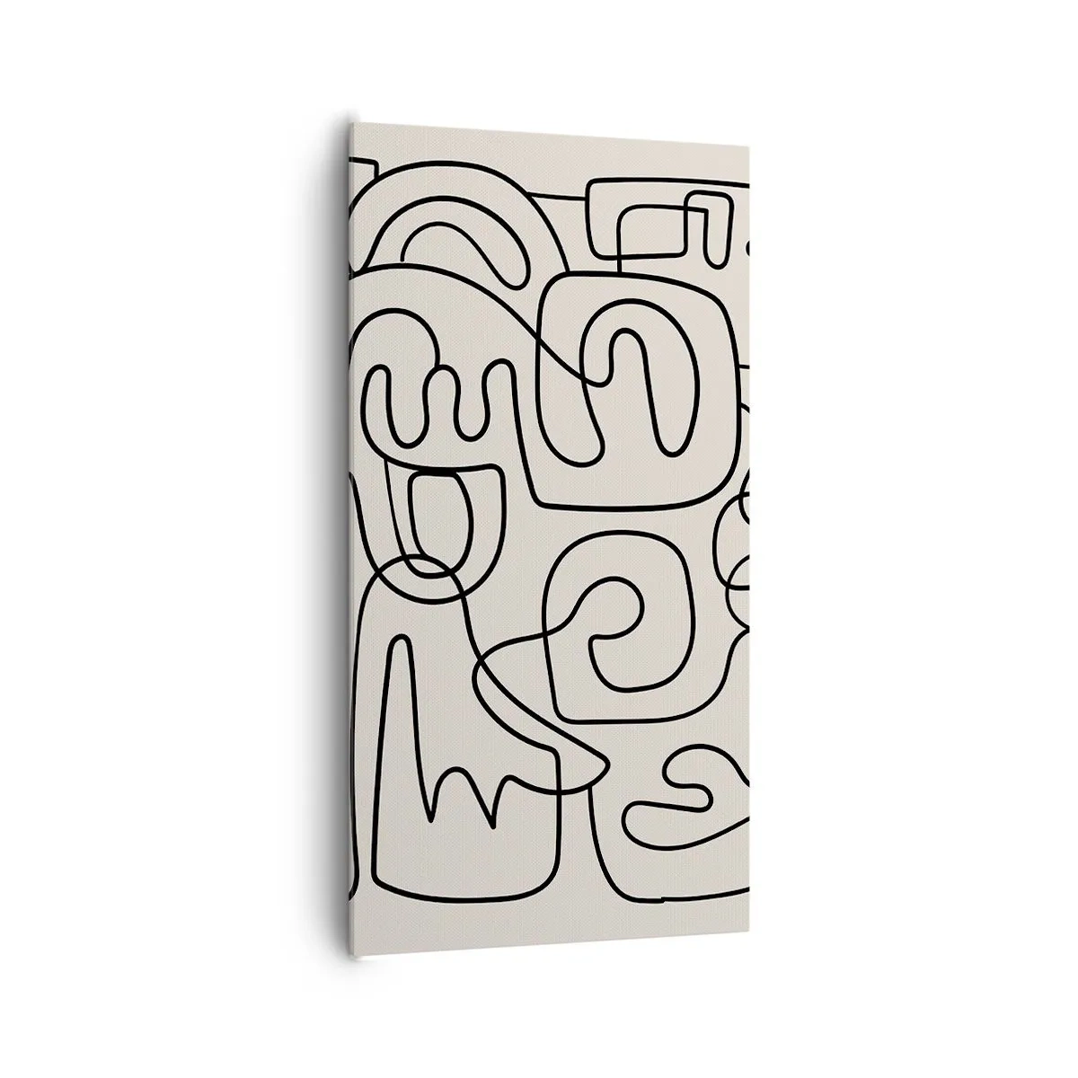 Bild auf Leinwand - Leinwandbild - Folge der Spur - 65x120 cm