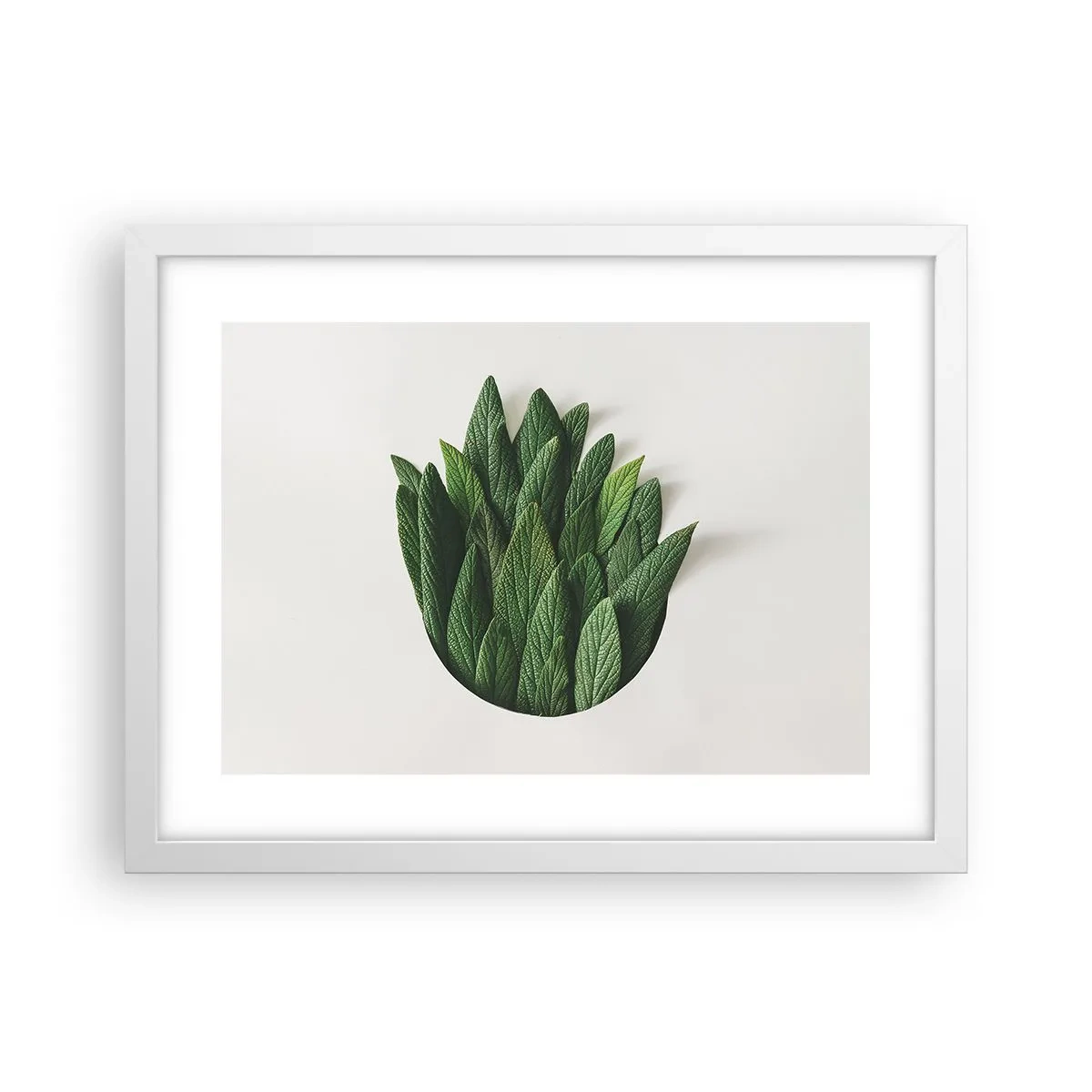 Poster in einem weißen Rahmen - Ungebremste Neugier - 40x30 cm