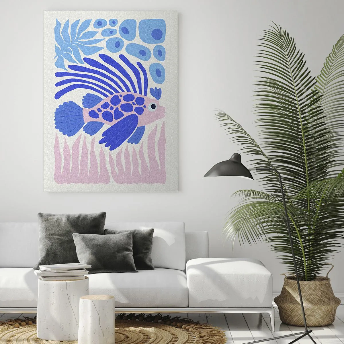 Glasbild - Bild auf glas - In seinem Fahrwasser - 70x100 cm