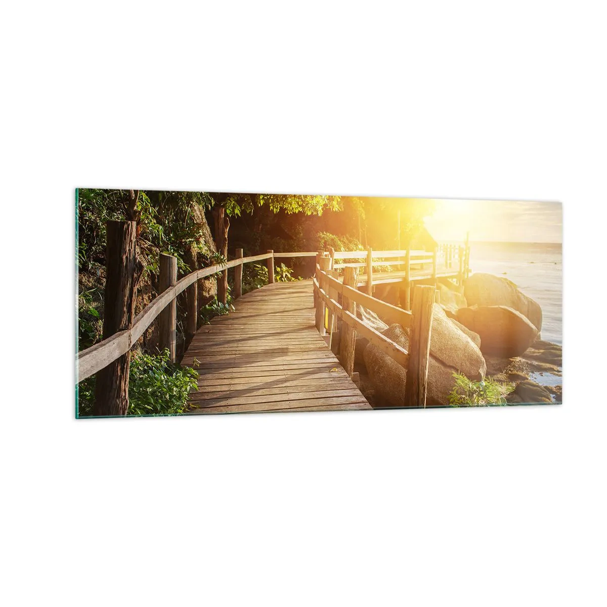 Glasbild - Bild auf glas - Noch eine Wendung, ein weiteres Wunder - 100x40 cm