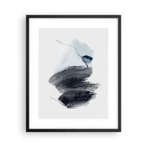 Poster in einem schwarzem Rahmen - Intensität und Bewegung - 40x50 cm