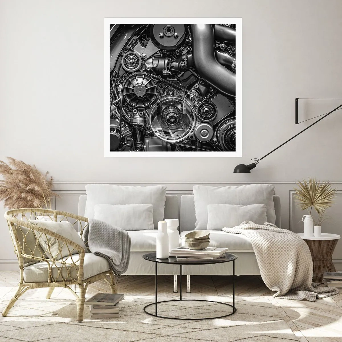 Poster - Die Poesie der Mechanik - 40x40 cm