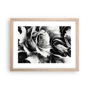 Poster in einem Rahmen aus heller Eiche - Immer Königin - 40x30 cm