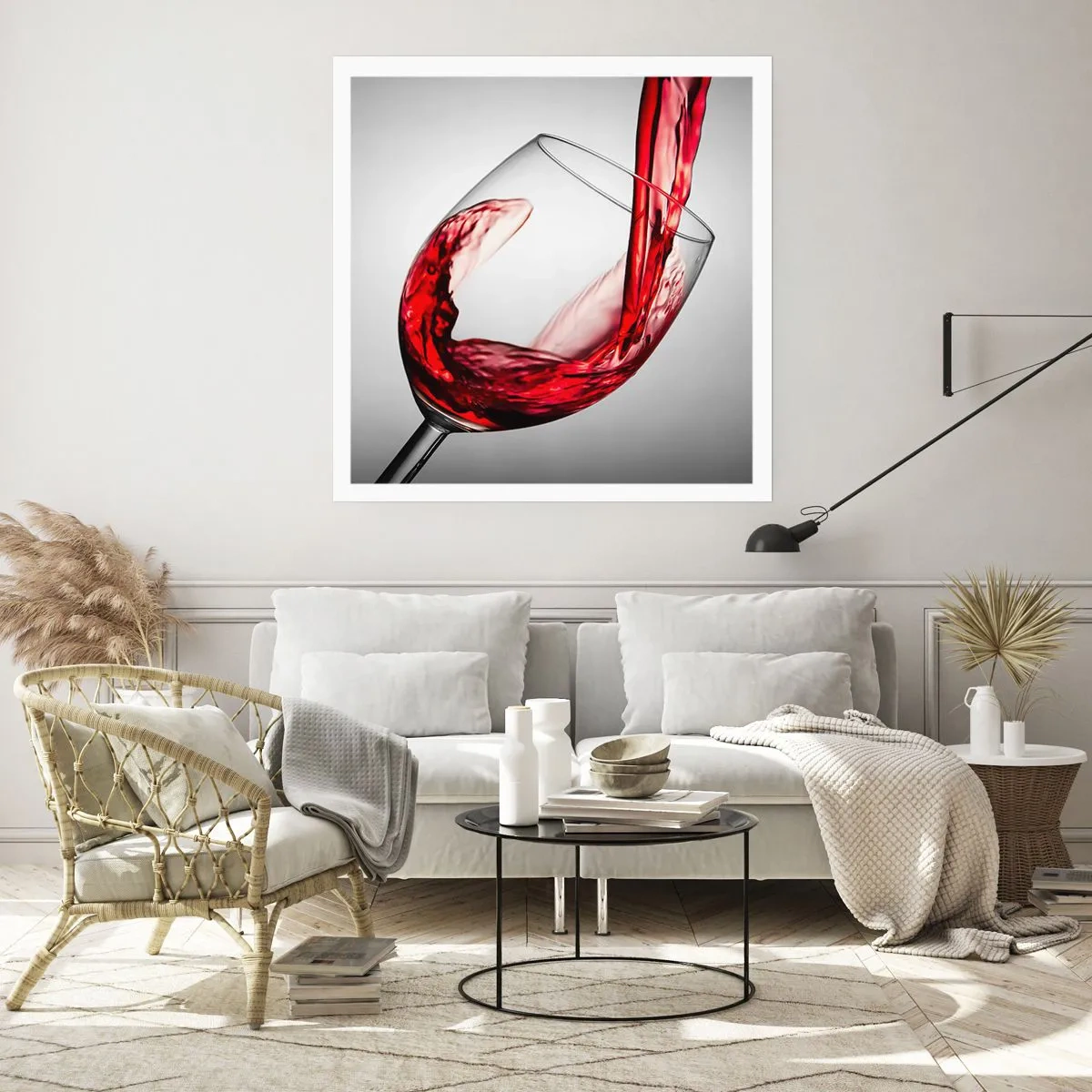 Poster - Farbe – Bewegung – Klang - 60x60 cm