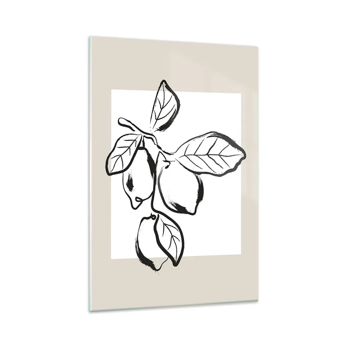 Glasbild - Bild auf glas - Dort, wo Zitronen reifen… - 80x120 cm