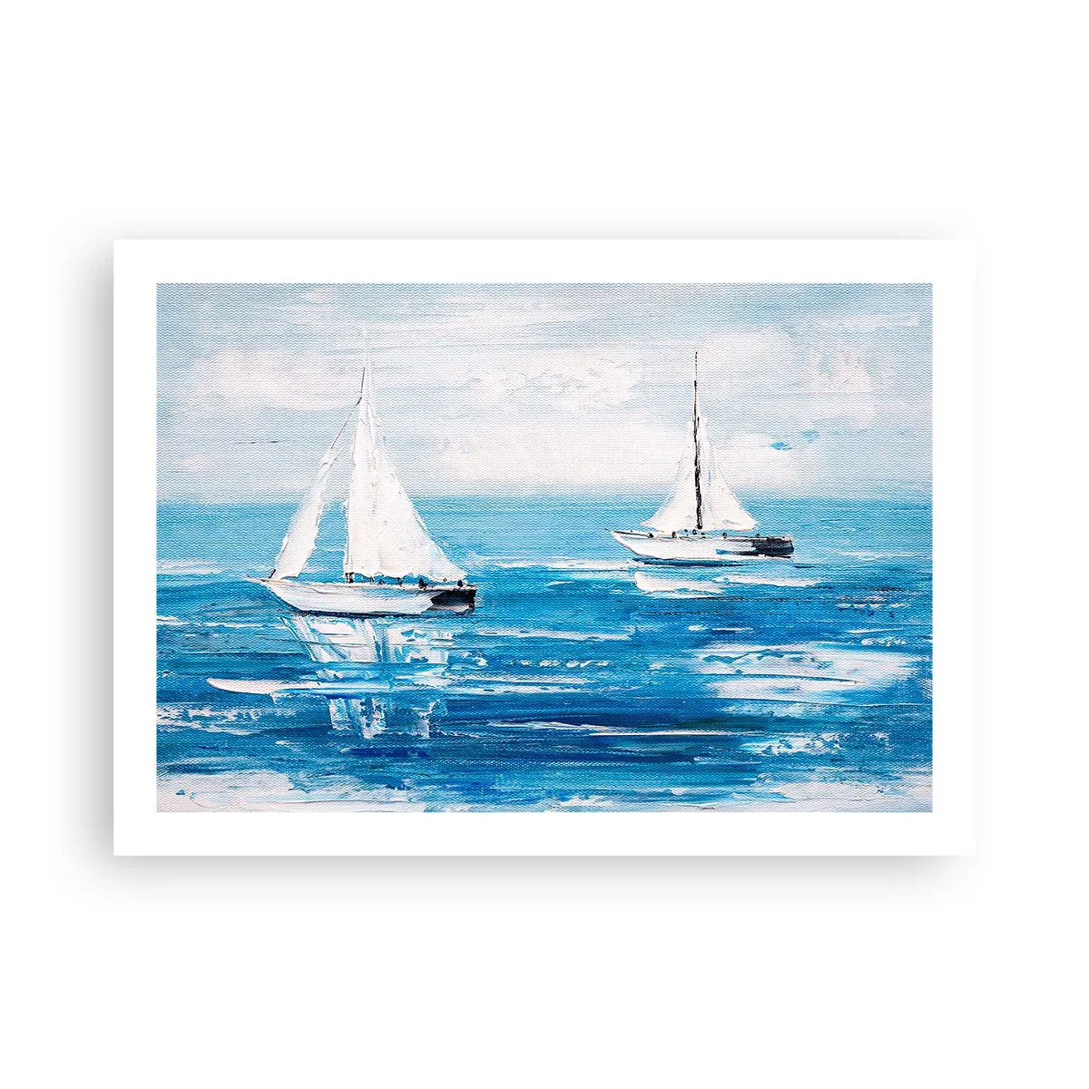 Poster - Mit Freund an der Seite - 70x50 cm