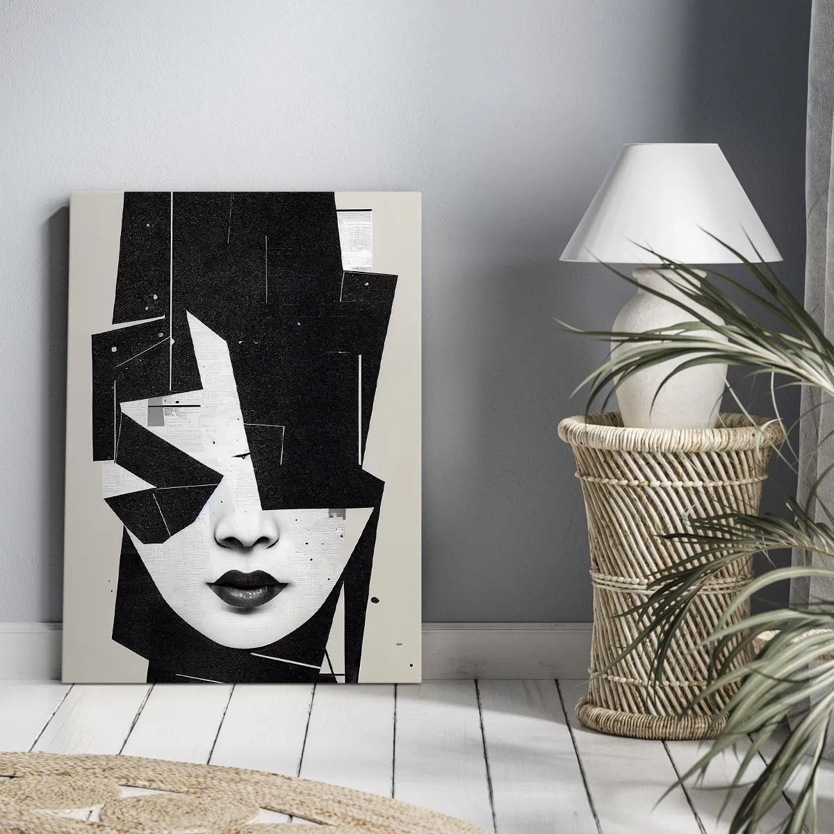 Bild auf Leinwand - Leinwandbild - Tief verborgen - 70x100 cm