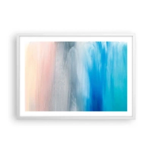 Poster in einem weißen Rahmen - Elemente: Luft - 70x50 cm
