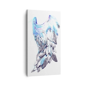 Bild auf Leinwand - Leinwandbild - Ich brauche Flügel - 45x80 cm