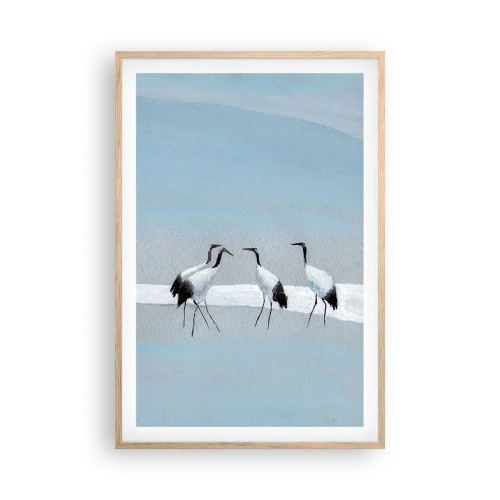 Poster in einem Rahmen aus heller Eiche - Nach einem heißen Tag - 61x91 cm