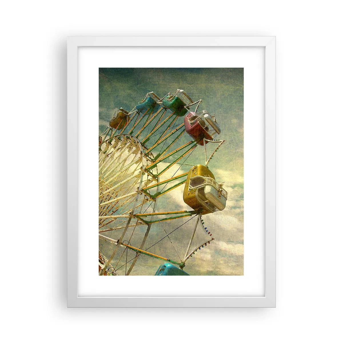 Poster in einem weißen Rahmen - Es wird Spaß geben ... - 30x40 cm