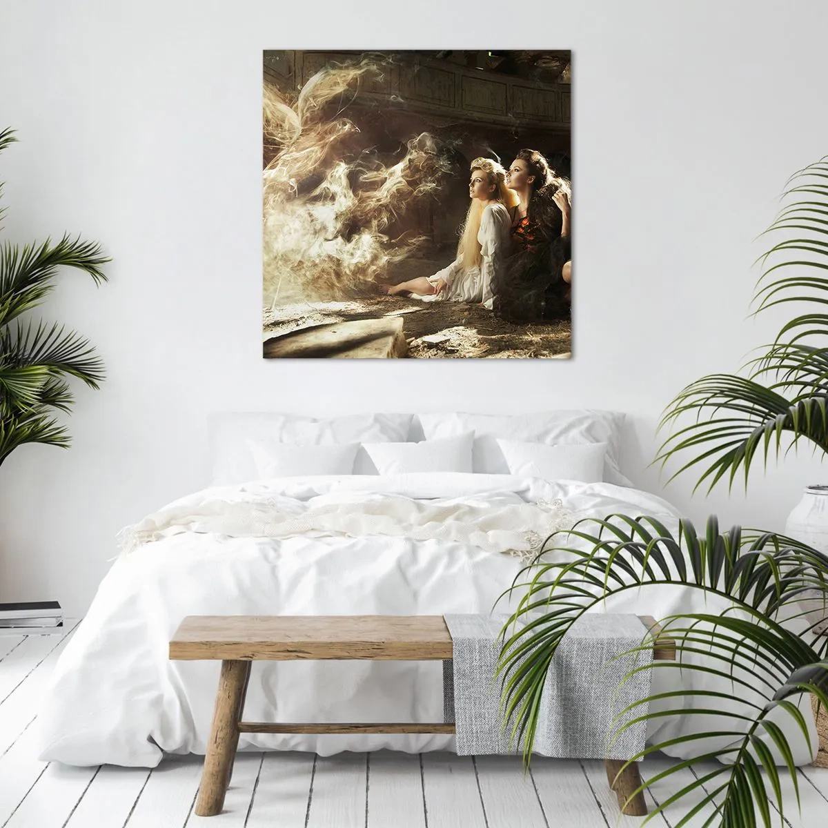 Bild auf Leinwand - Leinwandbild - Und es gab Poesie - 70x70 cm