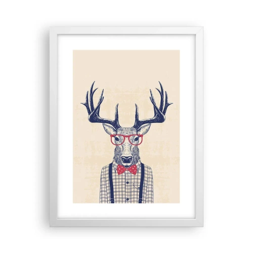 Poster in einem weißen Rahmen - Eine lustige Extravaganz - 30x40 cm