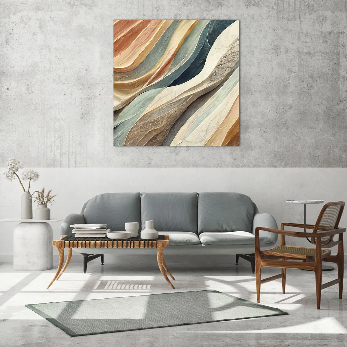 Glasbild - Bild auf glas - Moment vor der Veränderung - 70x70 cm