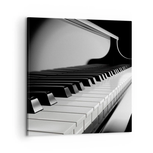 Bild auf Leinwand - Leinwandbild - Harmonie von Formen und Farben - 60x60 cm