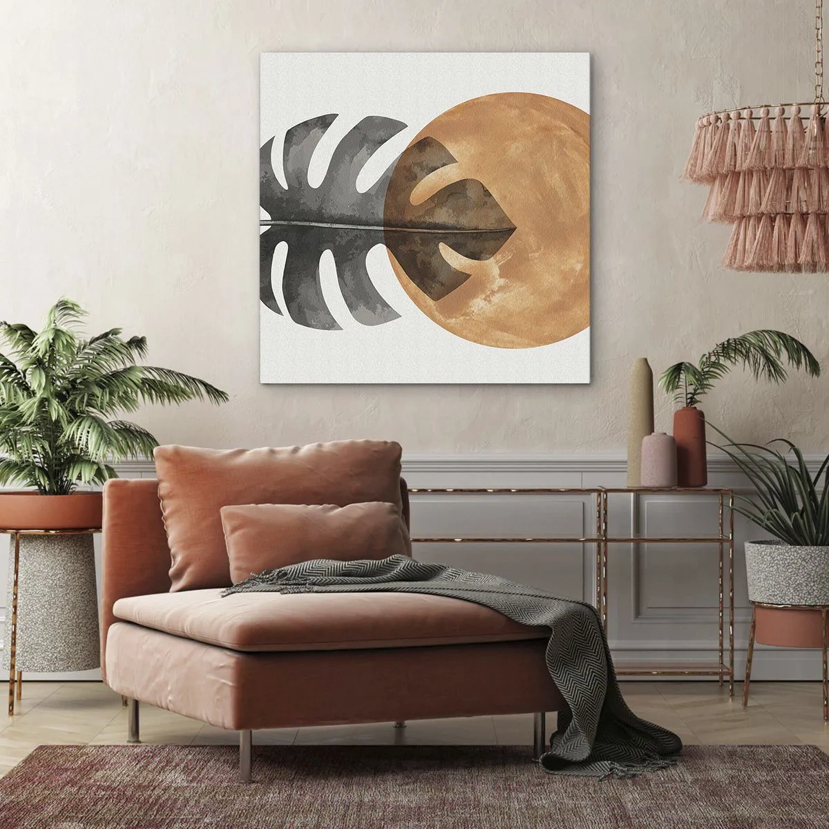 Bild auf Leinwand - Leinwandbild - Immer die Sonne - 50x50 cm