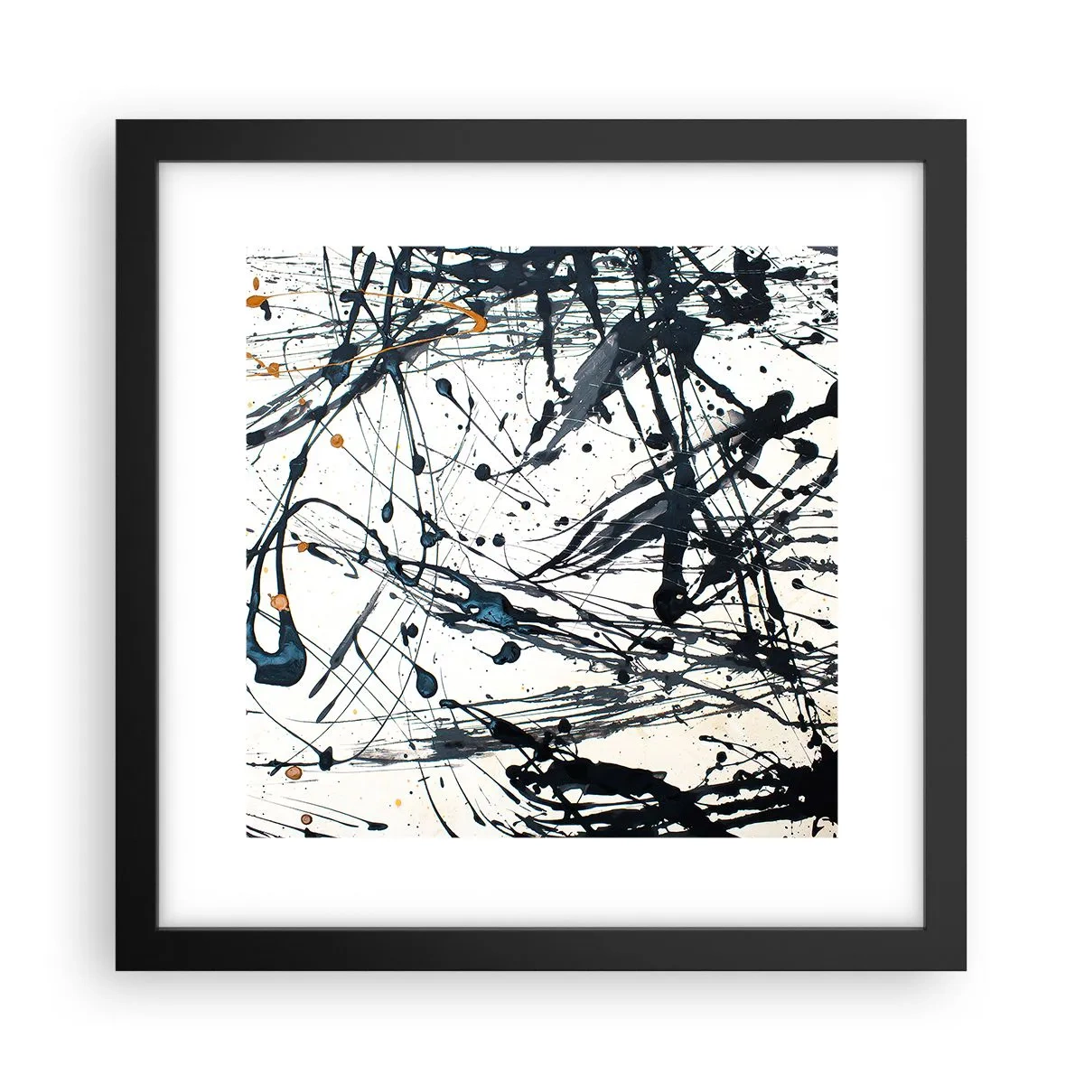 Poster in einem schwarzem Rahmen - Sinn machen oder keinen Sinn machen? - 30x30 cm