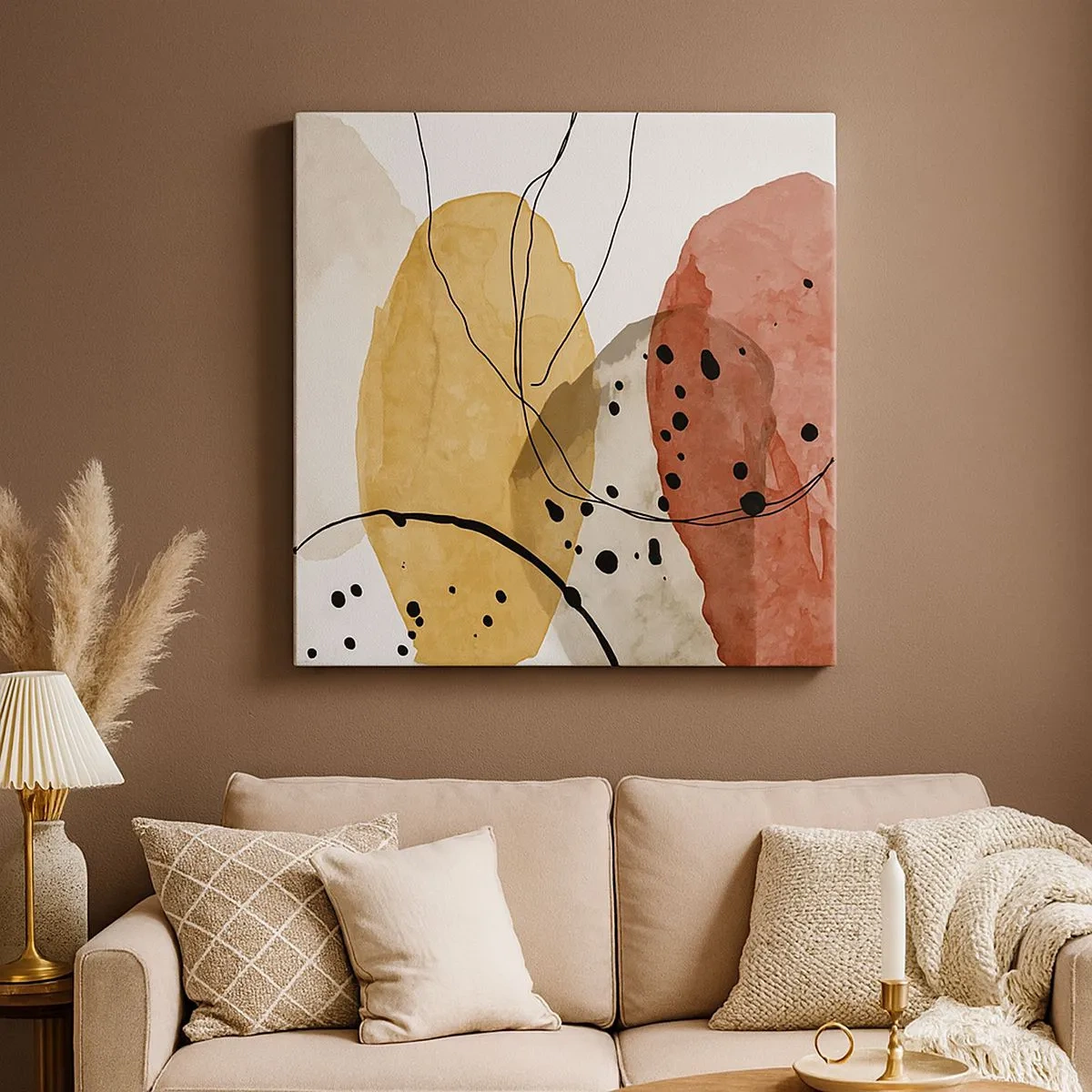 Bild auf Leinwand - Leinwandbild - Wie leichte, transparente Luft - 30x30 cm