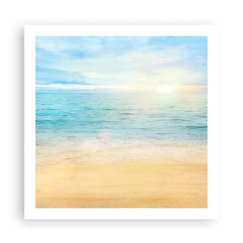 Poster - Großes Blau - 60x60 cm
