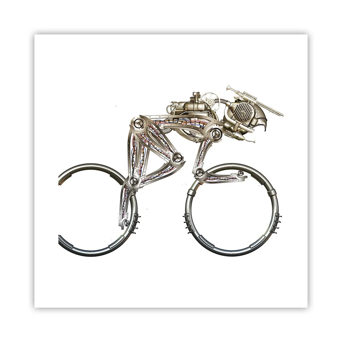 Poster - Eine tolle Maschine - 40x40 cm