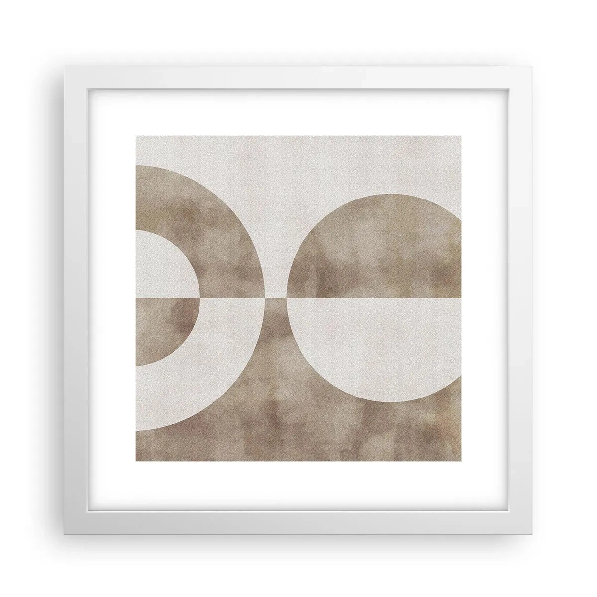 Poster in einem weißen Rahmen - Ähnlichkeiten und Unterschiede - 30x30 cm