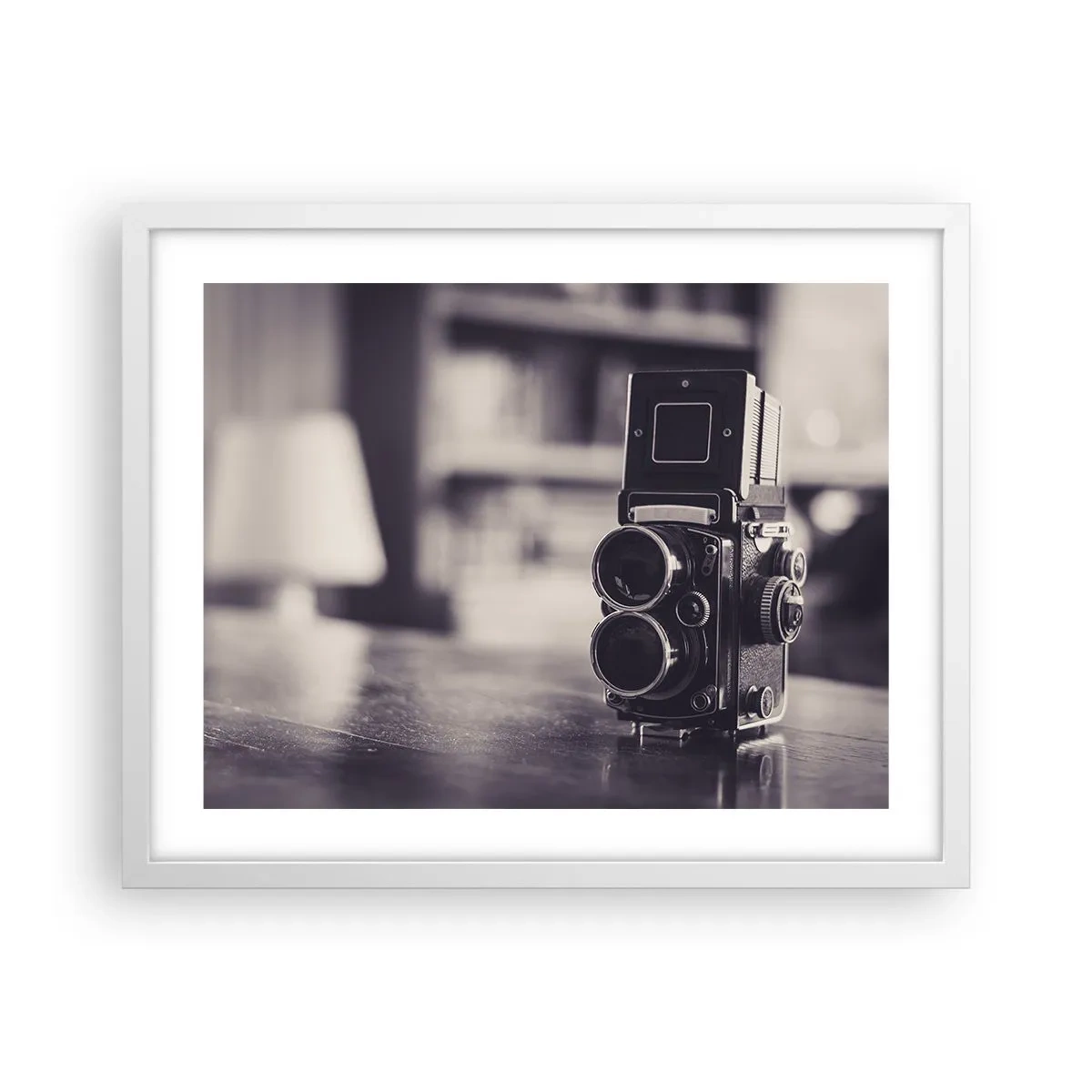 Poster in einem weißen Rahmen - Zauber alter Fotografie - 50x40 cm